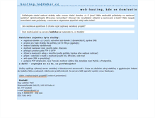 Tablet Screenshot of hosting.laddobar.cz